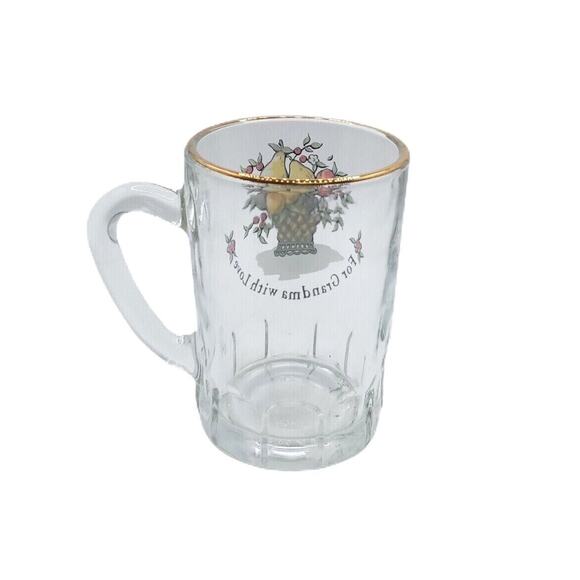 🍺Vintage Grandma Mini Mug 🎁 Shot Glass Toothpick Holder💐 - Picture 2 of 10